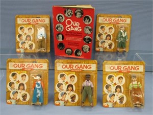 OUR GANG ACTION FIGURES & BOOK: