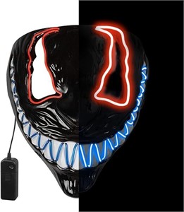 NEW LED Halloween Mask (RED)