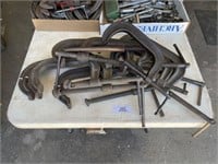 11 Large C-Clamps