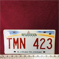 Unused New Brunswick License Plate (Sealed)