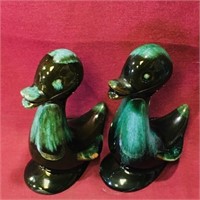 Pair Of Blue Mountain Pottery Figurines