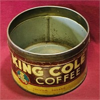 King Cole Coffee Can (Vintage)