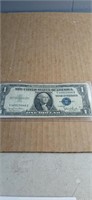 1935D Blue Seal Silver Certificate in protective