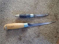 J. Martin Hunting Knife w/ Sheath, Other Knife w/