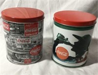 Vintage Puzzles in Coca-Cola Collectible Tin