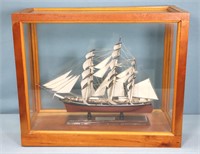 Scale Model of Cutty Sark Clipped Ship
