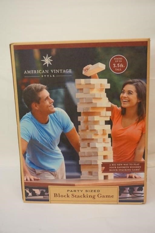 Jenga Block Stacking Game 3.5 Foot Tall