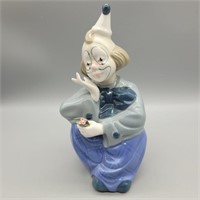 PORCELANA DE CUERNAVACA SITTING PORCELAIN CLOWN