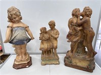 Selection Vintage Plaster Statues (A/F). H600mm