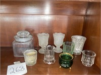Decorative Glassware and Candle Holders
