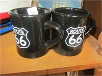 2 Route 66 Coffee Mugs