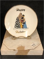 1998 happy holidays plate