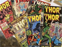 7 VINTAGE THE MIGHTY THOR MARVEL COMICS