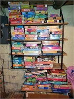 Large Lot of Puzzles & Games