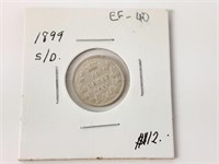 1899 SILVER  COIN - 10 CENTS CANADIAN