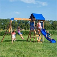 Backyard Discovery Aurora Wood Swing Set