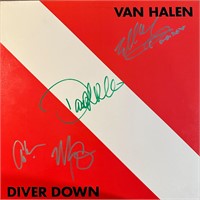 Van Halen Autographed Album Cover (Dave , Eddie ,