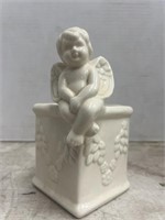 Vintage Ceramic Angel Planter Box