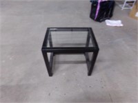 Small black table