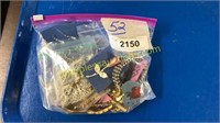 Bag of assorted jewelry