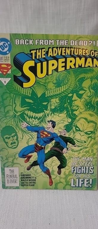 Back from the dead Superman comic book