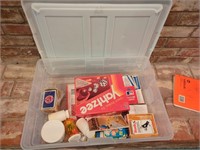 Tote of cards and games