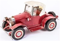 Fantastic Folk Art Vintage Metal Model Car