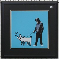 Banksy Dog After Keith Haring Giclee