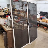 2-35"Wx79"H Screen Doors