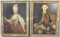 Two European O/C Portraits of Man & Woman