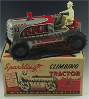 1950's MARX CLIMBING TRACTOR SPARKLING TRACTOR