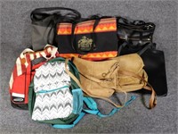 9 pc Lot - Purses, Tote Bags & Backpack