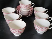 VTG Neiman Marcus Rooster Cups & Saucers