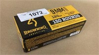 Browning 9 mm Luger ammunition, 150 rounds