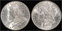 1885-O & 1888 MORGAN DOLLARS BU