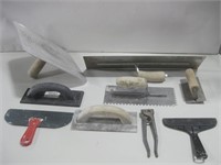 Various Cement, Concrete & Wall Tools