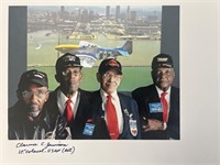 USAF Clarence C. Jamison signed photo