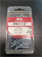 Metal screws hex head
