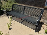 NICE!  72" METAL PARK BENCH