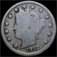 1912-S Liberty Victory Nickel NICELY CIRCULATED