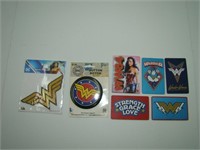 Wonder Woman Magnets Button and Patch