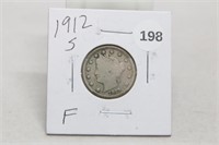 1912-s F Nickel