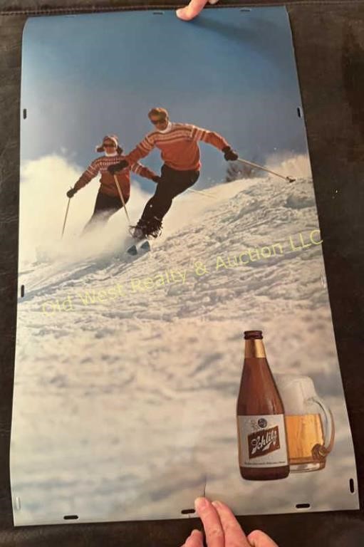 Schlitz Plastic Beer Poster (BS)