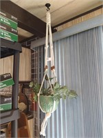 Macrame Plant Hanger w/ Pot