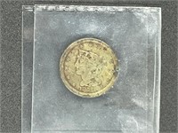 1851 half cent coin