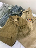 Vintage GS, BSA, military uniforms - as is