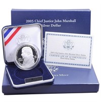 2005 Chief Justice John Marshall Silver Dollar