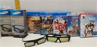 4 CHILDS BLURAY VIDEOGAME BLURAY 3D ACTIVE GLASSES