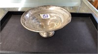 STERLING WEIGHTED BON BON DISH