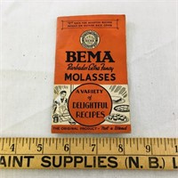 Vintage Bema Molasses Recipe Book